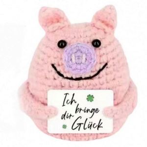 Juguetes de Animales y Naturaleza Tejidos a Mano de Lana, Personalizados, Lindos, Pequeños, de Ganchillo, Color Naranja, para Decoración del Hogar, Hotel, Vacaciones, para Todas las Edades - Product Image 1