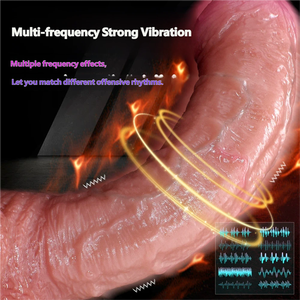 Máquina de Sexo Anal con Control Remoto, Vibrador Telescópico, Dildo Realista, Suave, Impermeable, Dildo Grande para Mujeres, Juguetes Sexuales - Product Image 2