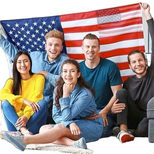 Más vendido en 2023, Estandarte de cuerpo americano de poliéster de 3x5 pies, diseñado a medida, para campaña de campeones y animación, con fibra de vidrio - Product Image 5