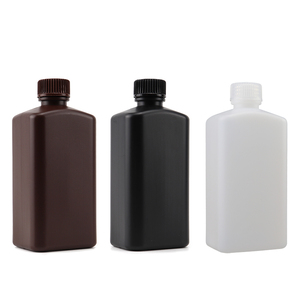 150ml 300ml hẹp miệng vuông HDPE chai vô trùng leakproof chất lỏng <span class=keywords><strong>container</strong></span> Mẫu lưu trữ thuốc thử chai cho các phòng thí nghiệm - Product Image 5