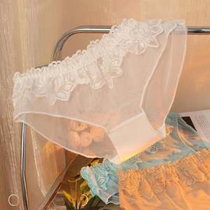 Sexy Briefs Panties Lace Bow Women Underwear Color Rhinestone Transparent Underpant Seamless <strong>Brazilian</strong> Intimate Female <strong>Lingerie</strong> - Product Image 3