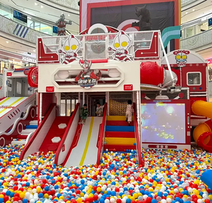 Attrezzatura Commerciale per Parco Giochi Morbido al Coperto di 2500 mq, con Scala in Plastica, Piscina di Palline <span class=keywords><strong>e</strong></span> Scivolo a Tubo per Bambini - Product Image 2