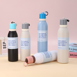 Sport Trendy Portable Handbag Cute Slim Water <b>Bottle</b> Gym Sport 304 Stainless Steel Skinny <b>Mini</b> Drink <b>Bottle</b> - Product Image 4