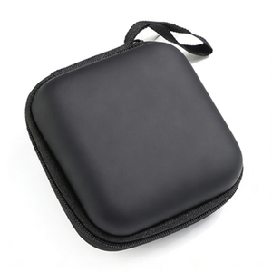 Multi-functional Portable <strong>EVA</strong> Storage Case Custom Logo Zipper <strong>Carrying</strong> <strong>Bag</strong> for Earbuds USB Cable Charger Power Bank Makeup Tools - Product Image 1