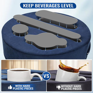 <span class=keywords><strong>Support</strong></span> de tasse en polyester écologique <span class=keywords><strong>pour</strong></span> lit, canapé, voiture, <span class=keywords><strong>camping</strong></span>-<span class=keywords><strong>car</strong></span>, bateau - Porte-gobelet, porte-collation, porte-boisson, porte-télécommande - Product Image 3