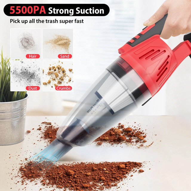 2026 Cordless Vacuum Cleaner Powerful Suction High Power Wet Dry Mop All in One Handheld Vacuum for Household Pet Cat Hair