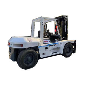 Chariot élévateur diesel TCM 10 tonnes avec moteur, boîte de vitesses et roulement - Bon état, prix compétitif pour vente flash - Product Image 1