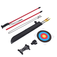 Elong Outdoor 44 "Juego de arco y flechas para jóvenes 15lbs Archery Recurve Bow Kit para niños