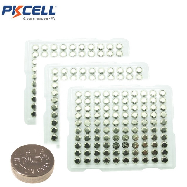 Alkaline Button Cell 1.5v Ag12 Lr43 186 301 386 A76 L1142 Lr1142 Lr4 100mAh Watch Batteries Ag