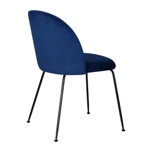 Upholster Home Dining Room Chair Velvet Fabric Chair Luxury Modern Dining Chair