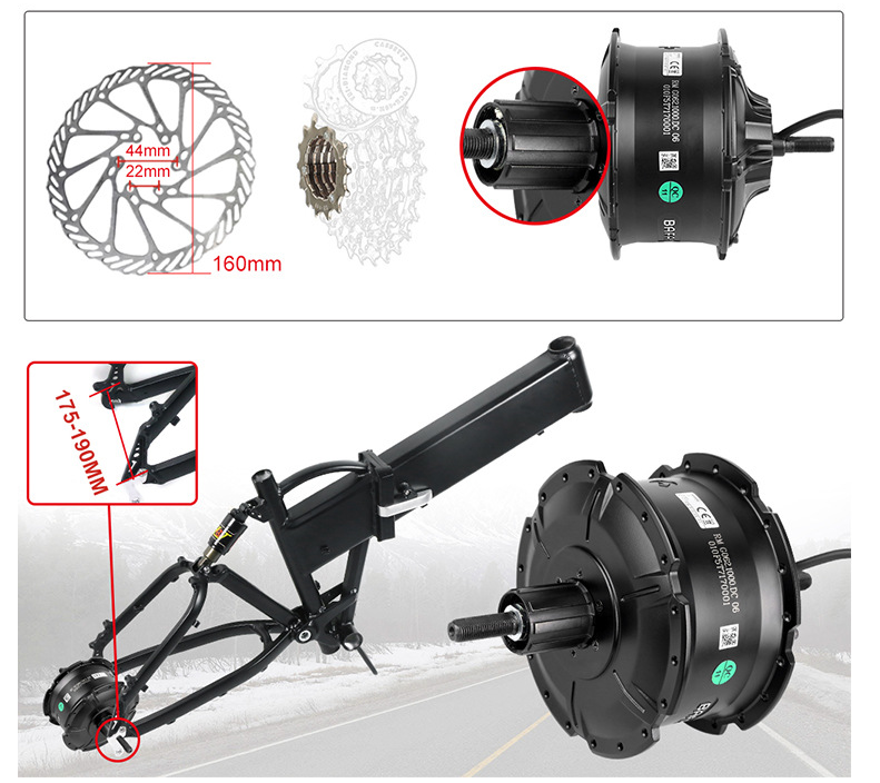 Bafang 48v 1000w 電動自転車用20