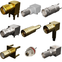 Conector Coaxial RF 731750050, Conector Triaxial Recto de 3 Ranuras, Abrazadera TWC-78-2 y TWC-124-2, Cable, Cuerpo de Latón Niquelado B