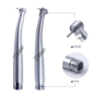 Стоматологическое Мини-головка с двумя светодиодами, высокоскоростной турбинный наконечник с 2 светодиодными кнопками, стоматологический наконечник с ручками для 4/2, для Среднего Запада, стоматологическое оборудование - Product Image 5