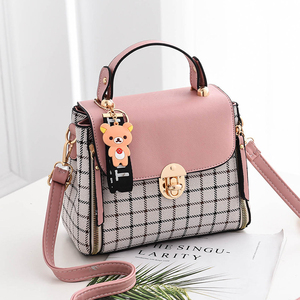 Beliebte Bolsos <span class=keywords><strong>De</strong></span> Mujer Bär Anhänger Umhängetaschen Damen Handtaschen PU Leder Damen Tasche für Frauen - Product Image 1