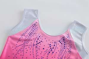 <span class=keywords><strong>Justaucorps</strong></span> <span class=keywords><strong>de</strong></span> gymnastique à sublimation personnalisée pour filles <span class=keywords><strong>justaucorps</strong></span> <span class=keywords><strong>de</strong></span> gymnastique sans manches brillants en strass <span class=keywords><strong>justaucorps</strong></span> <span class=keywords><strong>de</strong></span> <span class=keywords><strong>compétition</strong></span> rose pour enfants - Product Image 5