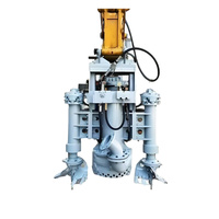 Pompe submersible de drague de sable de fabricant portatif pompe submersible hydraulique de boue de 8 pouces