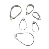 Anneau de serrage universel de haute qualité en forme de poire, boucle de suspension réglable, anneau pivotant, support en acier