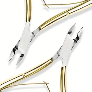 Vente directe d'usine, outils de manucure très demandés, coupe-cuticules en acier inoxydable D501, argenté, pour soins professionnels des ongles - Product Image 2