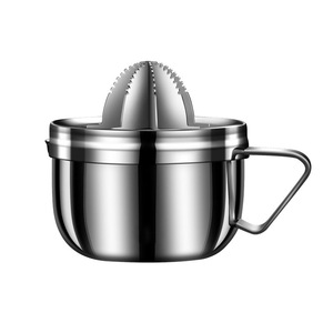 Presse-agrumes manuel en acier inoxydable 304 pour jus de citron et d'orange, utilisation facile, outil de pressage de fruits pour la maison - Product Image 1