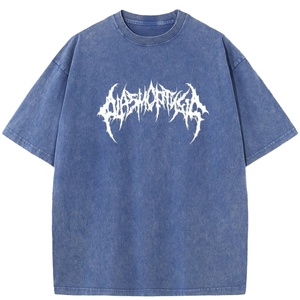 Breathable 100% Cotton Knitted Oversized T-Shirt Unisex 2025 Summer 3D Graphic Print Sublimation Regular Fit - Product Image 1