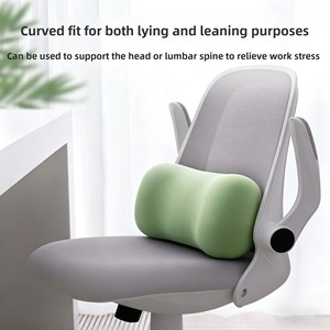 Ultimate Memory <b>Foam</b> Nap Pillow <b>for</b> Office Lunch Break-Multi-Functional Cooling Milk Cotton Belly <b>Shape</b> Support - Product Image 4