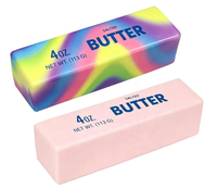 Jouet anti-stress en forme de bâton de beurre à rebond lent, mignon, à presser, portable, pour adultes, soulagement de l'anxiété et du stress