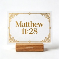 Cartes d'affirmation religieuses positives imprimées en usine, jeu de cartes OEM, design de luxe, cartes de prière bibliques