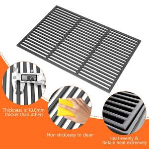 Brasero d'extérieur moderne au design épuré, en <span class=keywords><strong>fonte</strong></span> noire massif, <span class=keywords><strong>grille</strong></span> de cheminée résistante aux hautes températures, accessoires <span class=keywords><strong>pour</strong></span> ensembles de foyer - Product Image 5
