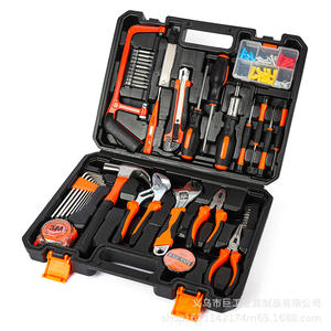 Juego de herramientas manuales Jugong, 37x28x8cm, Kit de uso doméstico de acero al carbono con destornilladores, alicates, llaves para reparación y mantenimiento - Product Image 4