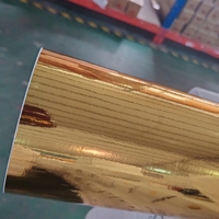 Nuevo producto, plotter de corte, rollo de vinilo holográfico, adhesivo de vinilo con cambio de Color dorado activado, rollo de película de vinilo autoadhesivo