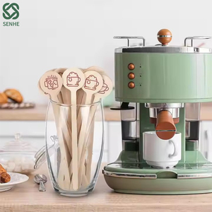 Tùy Chỉnh Thân Thiện Với Môi Dùng Một Lần Phẳng Vuông Sơn Trộn Stick Thấp Moq Bartender Khuấy Cho Cà Phê Logo Thả - Product Image 5