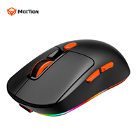 Souris sans fil Meetion GW38 RGB 2,4 GHz rechargeable DPI 8000 Souris gamer à charge magnétique Souris de jeu tri-mode pour ordinateur PC