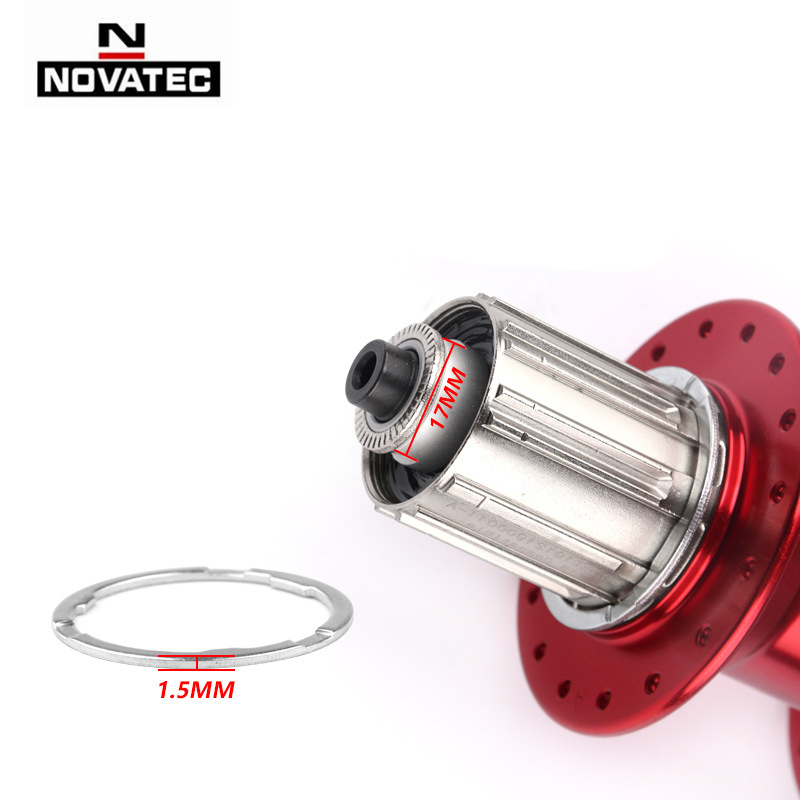 NOVATEC D041SB/D042SB ハブ 28 32 36穴 MTBハブ 6ボルト 超軽量 