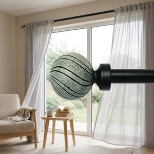 ปลายเสาแขวนผ้าม่านโลหะสำหรับตกแต่งหน้าต่าง ขายตรงจากโรงงาน - Product Image 6