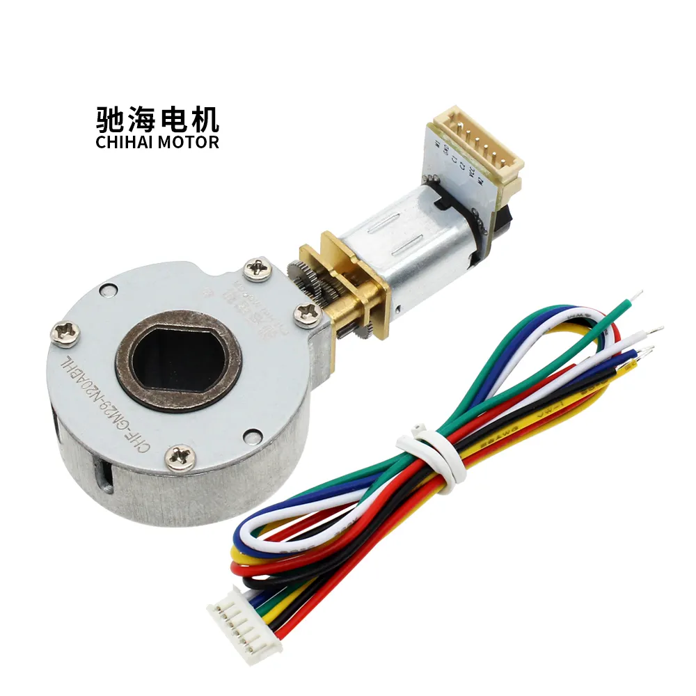chihai motor CHF-GM29-N20V ABHL 29mm DC 6V 12V mini DC secondary variable speed motor with encoder