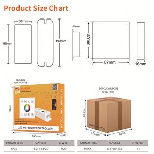 투야 와이파이 RGBCCT <span class=keywords><strong>Led</strong></span> 스트립 컨트롤러 RF 원격 구글 홈 알렉사 스마트 음성 24v Rgbww 5ch Rgbcw 12v <span class=keywords><strong>5</strong></span> in <span class=keywords><strong>1</strong></span> <span class=keywords><strong>Led</strong></span> 와이파이 컨트롤러 - Product Image 6