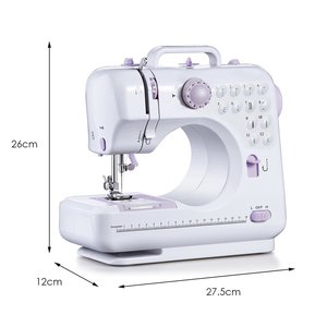 Portable Mini 12-Stitch Multi-Function Lock <b>Walking</b> Foot Overlock Sewing <b>Machine</b> Beginners Kids Single Needle New Motor - Product Image 5