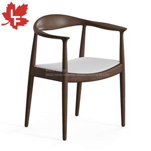 Chaise Ronde Kennedy Design Économique, Siège en PU de Haute Qualité, Chaise de Salle à Manger Rembourrée Moderne, Meuble de <span class=keywords><strong>Cave</strong></span> à <span class=keywords><strong>Vin</strong></span> en Bois Massif pour la Maison - Product Image 2