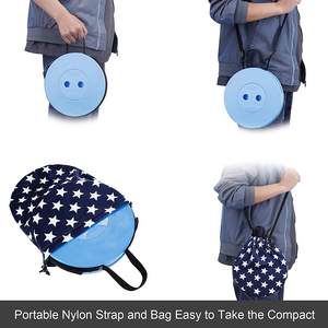 Cadeira dobrável e retrátil telescópica, portátil, dobrável, para adultos, leve, dobrável, carga máxima - Product Image 5