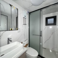 Maison conteneur extensible de 40 pieds et 20 pieds, prête à l'emploi, villa préfabriquée avec 2, 3, 4 ou 5 chambres, maison mobile préfabriquée portable