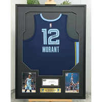 Cadre en bois Jersey Vitrine Acrylique Cintre Montage Mural Jersey Cadre Vitrine Shadow Box Cadres En Gros