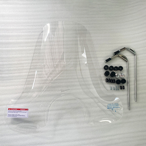 Alta qualità LVX parabrezza anteriore 150 alta dimensioni caffè/colore trasparente accessori moto PPMA materiale in vendita - Product Image 1