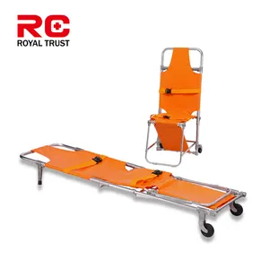 Chariot médical pliant d'urgence pour voiture, extenseur de chaise pour escalier