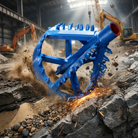 Fraise à barillet pour forage HDD, accessoires pour forage directionnel horizontal, pour puits d'eau et forages utilitaires, couple élevé et durable