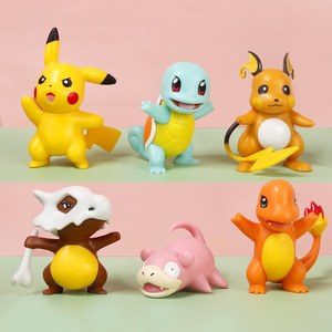 Set di 6 Figurine Anime <span class=keywords><strong>Pokémon</strong></span> in PVC, <span class=keywords><strong>Pikachu</strong></span>, Cubone, Raichu, Charmander, Squirtle, Slowpoke, Giocattoli da Collezione, Regalo per Bambini - Product Image 4