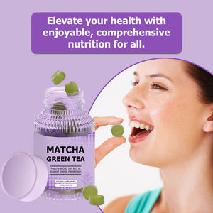 Gomitas de Té Verde Matcha de Alta Calidad, Suplemento Dietético con Vitaminas, Apoya la Energía Celular, Mejora el Metabolismo - Product Image 4