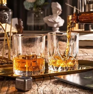 Modern European Whiskey Wine <strong>Glasses</strong> Crystal <strong>Glass</strong> <strong>Spirit</strong> Bar Liquor Beer <strong>Glasses</strong> 290ml Customizable Logo - Product Image 2