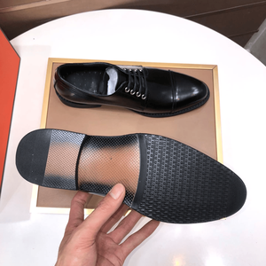 Zapatos Oxford Retro con Parte Superior de Cuero de Grano Completo, Suela de Goma/Látex y Forro de Tela para Todas las Estaciones, Entresuela de Goma Espumada - Product Image 6