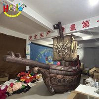 Thème nautique accessoires de scène décoration gonflable dessin animé Pirate bateau modèle gonflable Viking bateau