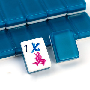Hot Selling Portable Acrylic <b>Mahjong</b> <b>Set</b> Hand-rubbed Jelly Tiles Professional Casino Quality for Social Clubs - Product Image 2